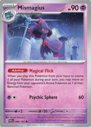 Mismagius 088/193 - SV02 Paldea Evolved