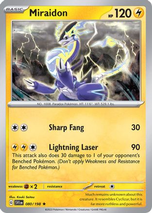 Miraidon 080/198 - Deck Exclusives