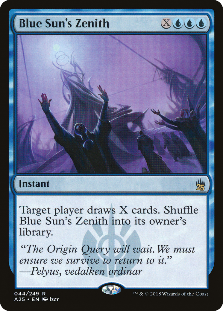 Blue Sun's Zenith (A25-044) - Masters 25 Foil