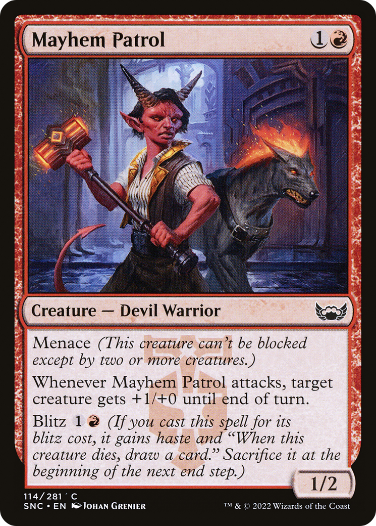 Mayhem Patrol (SNC-114) - Streets of New Capenna Foil