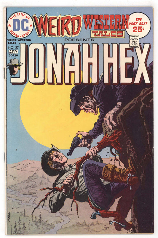 Weird Western Tales 27 DC 1975 VF Luis Dominguez Jonah Hex Full Moon