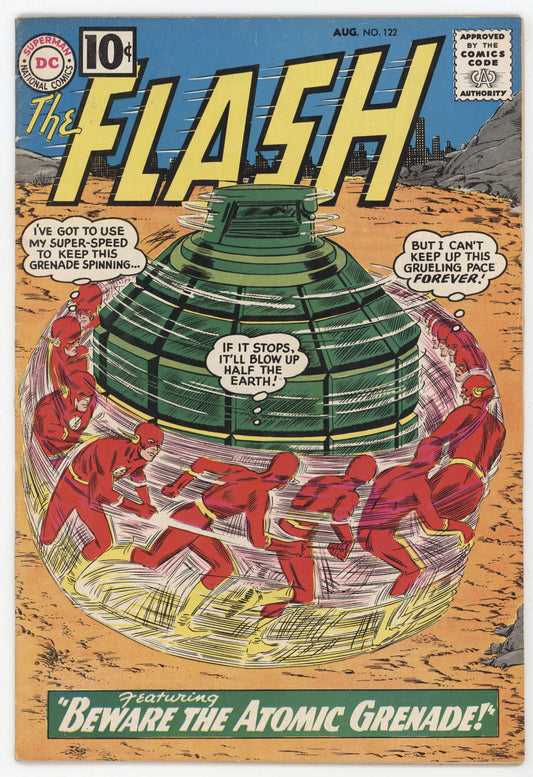 Flash 122 DC 1961 FN Carmine Infantino 1st The Top Kid Flash