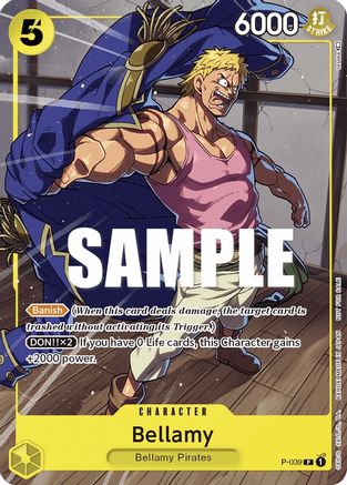 Bellamy (Pirates Party Vol. 4) (P-039) - One Piece Promotion Cards - Golden Apple Comics