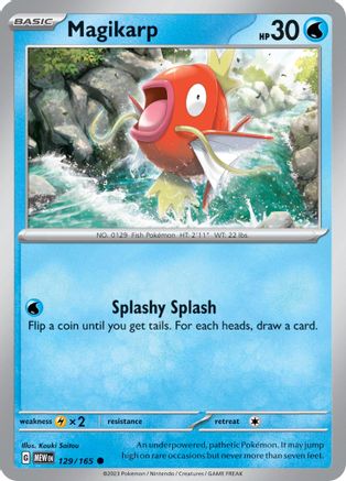 Magikarp 129/165 - SV Scarlet & Violet 151