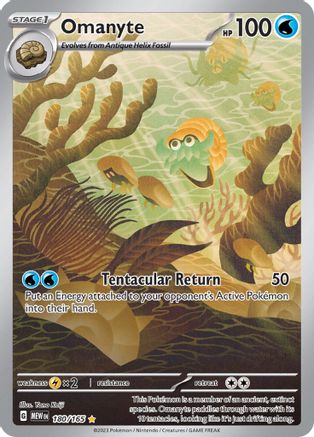 Omanyte 180/165 - SV Scarlet & Violet 151 Holofoil