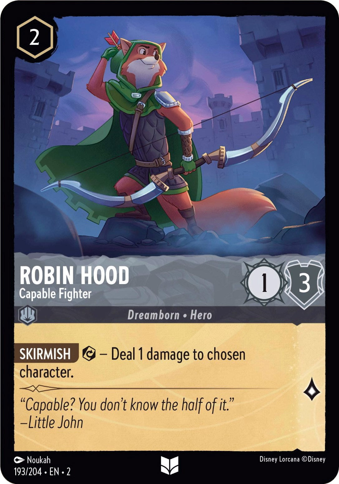 Robin Hood - Capable Fighter (193/204) - Rise of the Floodborn
