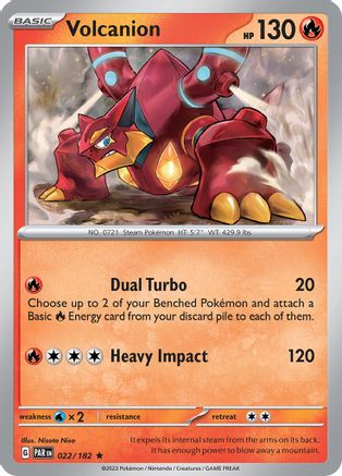 Volcanion 022/182 - SV04 Paradox Rift Holofoil