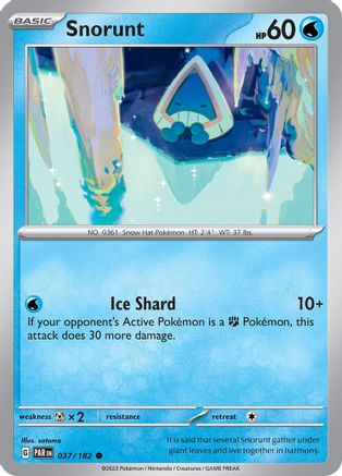 Snorunt 037/182 - SV04 Paradox Rift