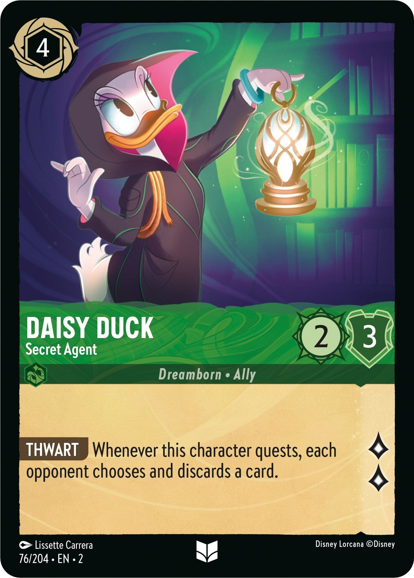 Daisy Duck - Secret Agent (76/204) - Rise of the Floodborn - Golden Apple Comics