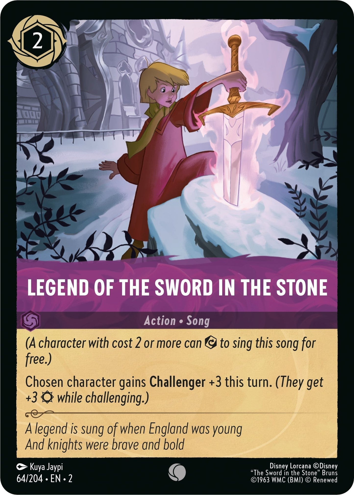 Legend of the Sword in the Stone (64/204) - Rise of the Floodborn Cold Foil