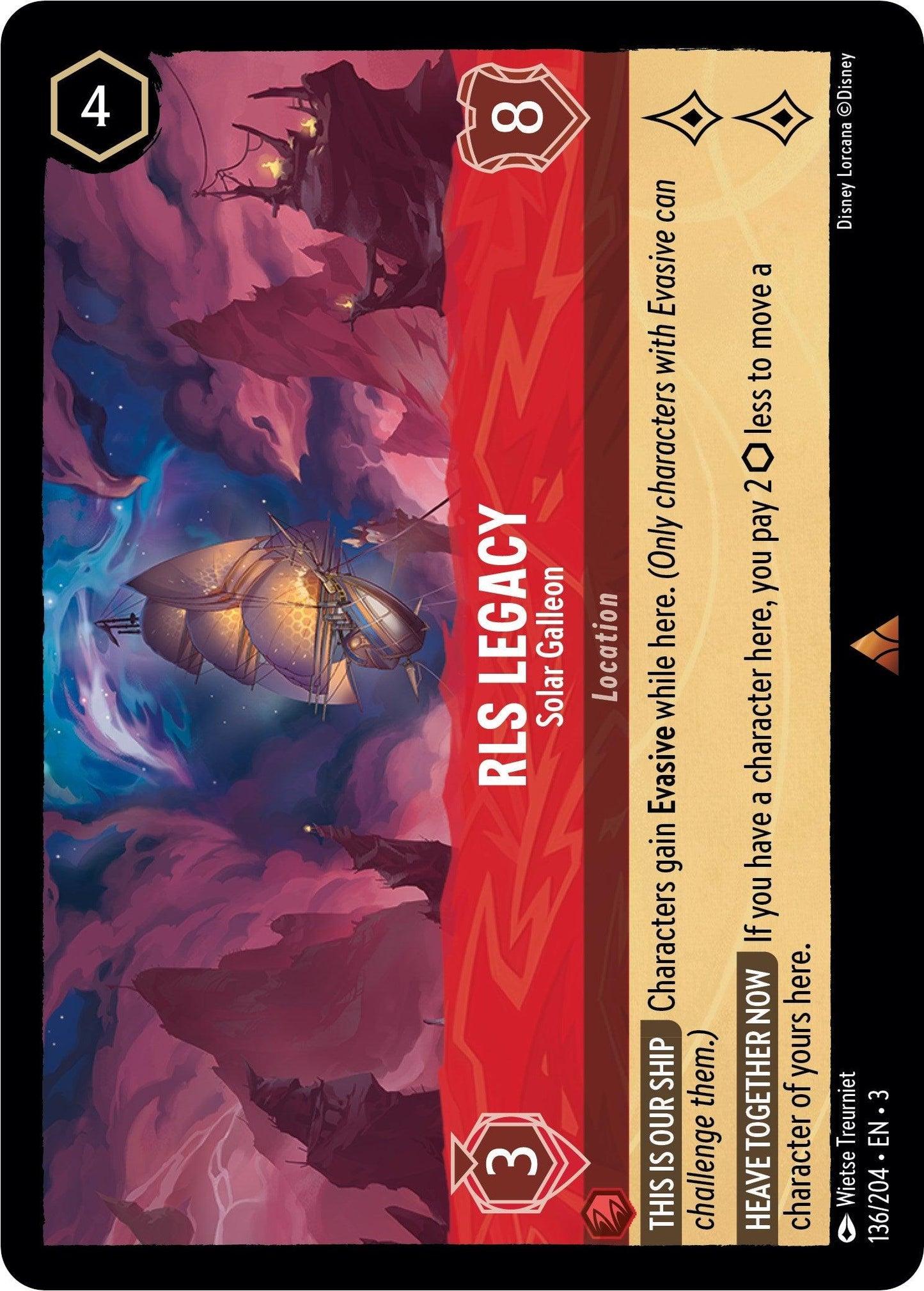 RLS Legacy - Solar Galleon (136/204) - Into the Inklands Cold Foil