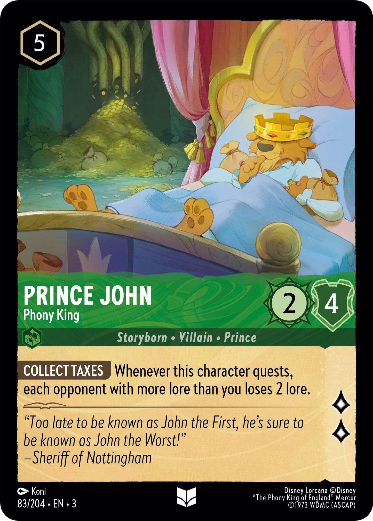 Prince John - Phony King (83/204) - Into the Inklands