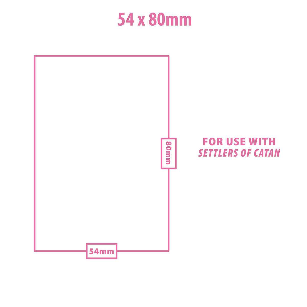 Special Sized Lite Board Game Sleeves (100ct) for 54mm x 80mm Cards