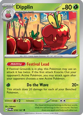 Dipplin 018/167 - SV06 Twilight Masquerade Reverse Holofoil