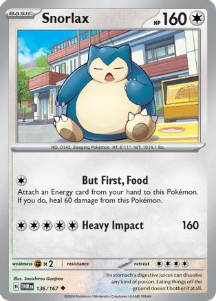 Snorlax 136/167 - SV06 Twilight Masquerade