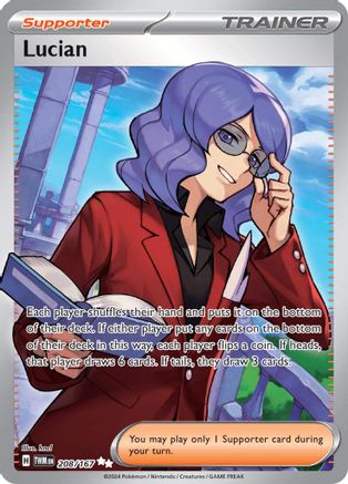 Lucian 208/167 - SV06 Twilight Masquerade Holofoil