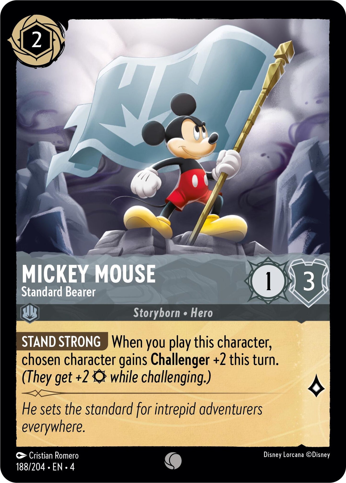 Mickey Mouse - Standard Bearer (188/204) - Ursulas Return