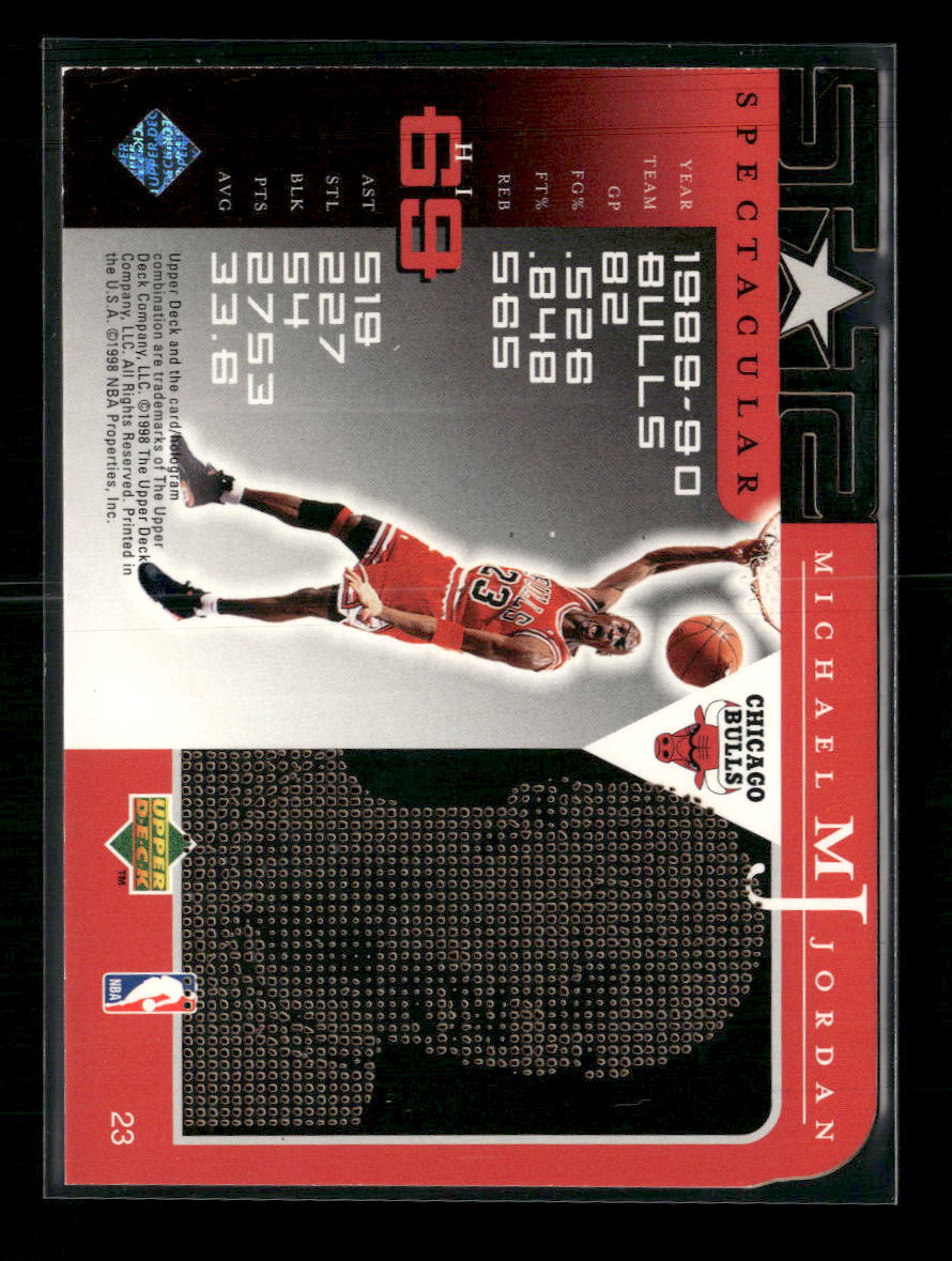 1998 Upper Deck Michael Jordan Career Collection Spectacular Stats 89-90 #23 - Golden Apple Comics