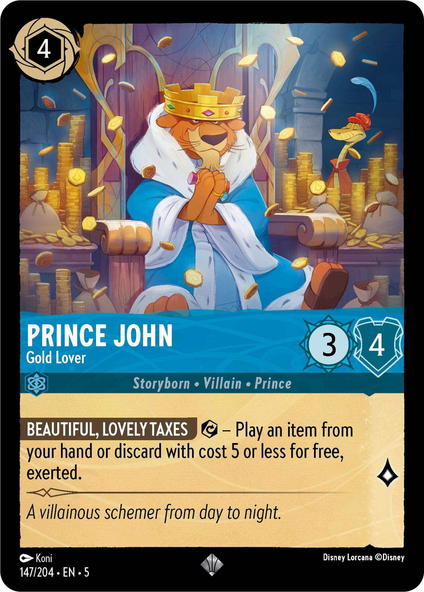 Prince John - Gold Lover (147/204) - Shimmering Skies