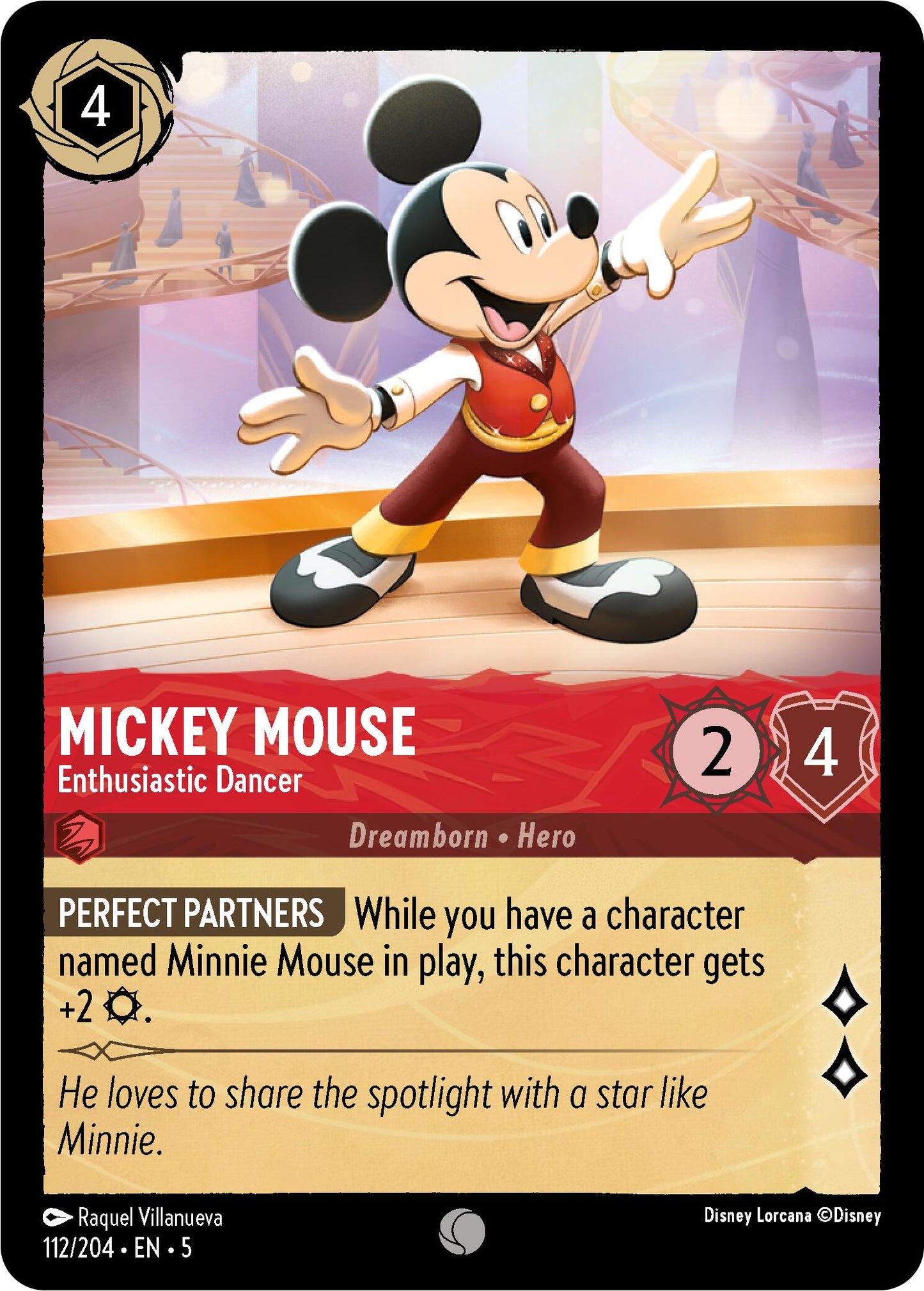 Mickey Mouse - Enthusiastic Dancer (112/204) - Shimmering Skies