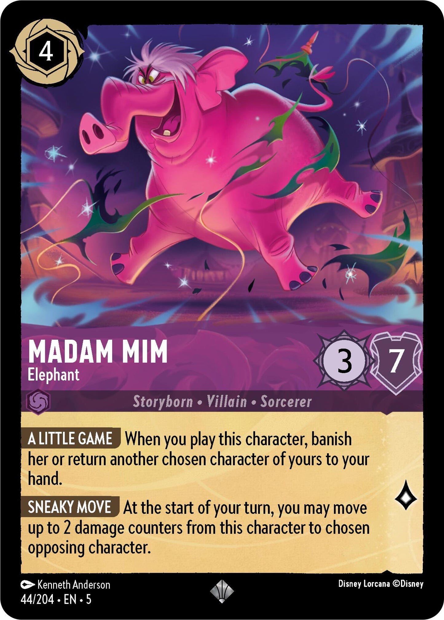 Madam Mim - Elephant (44/204) - Shimmering Skies Cold Foil