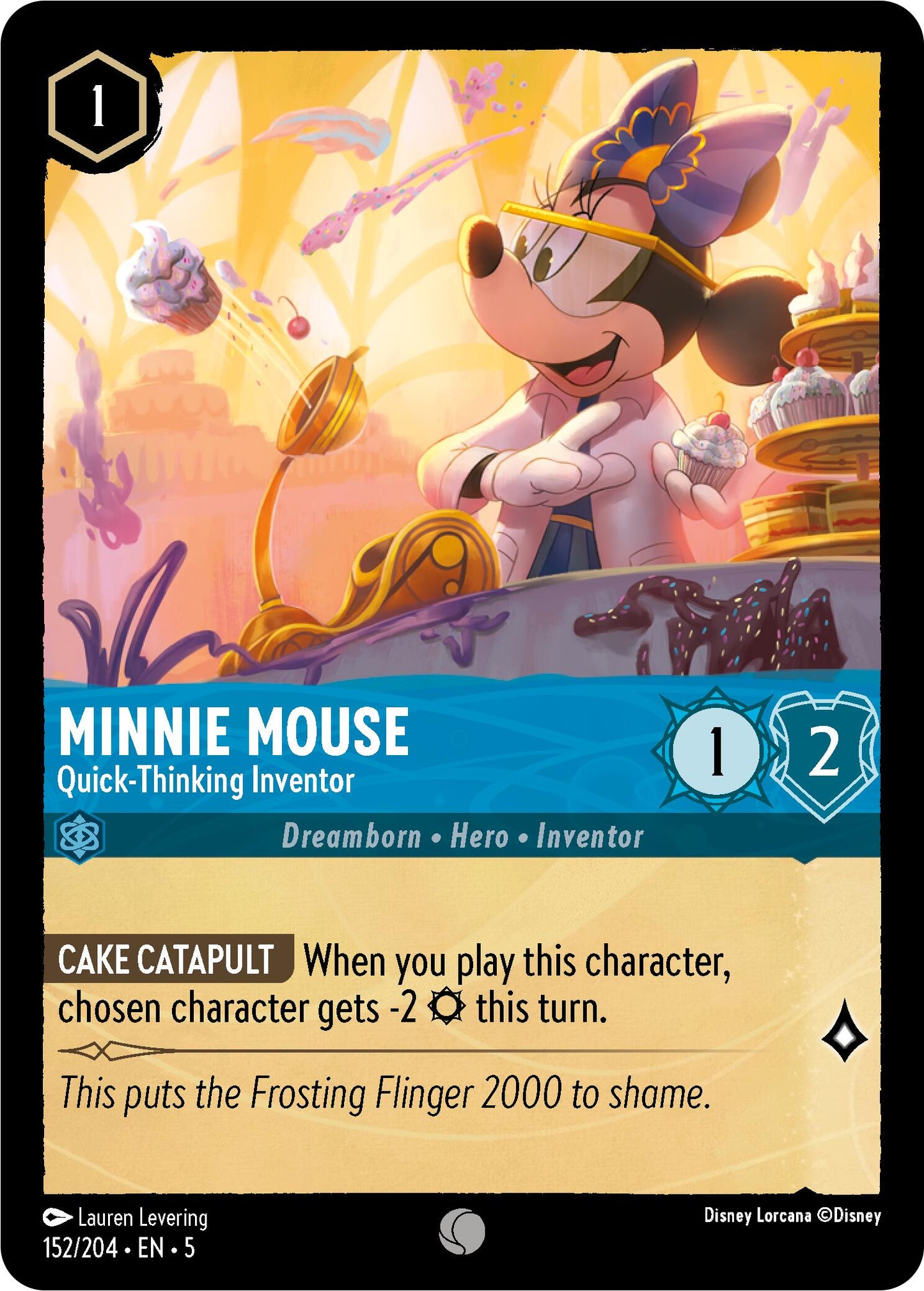 Minnie Mouse - Quick-Thinking Inventor (152/204) - Shimmering Skies Cold Foil