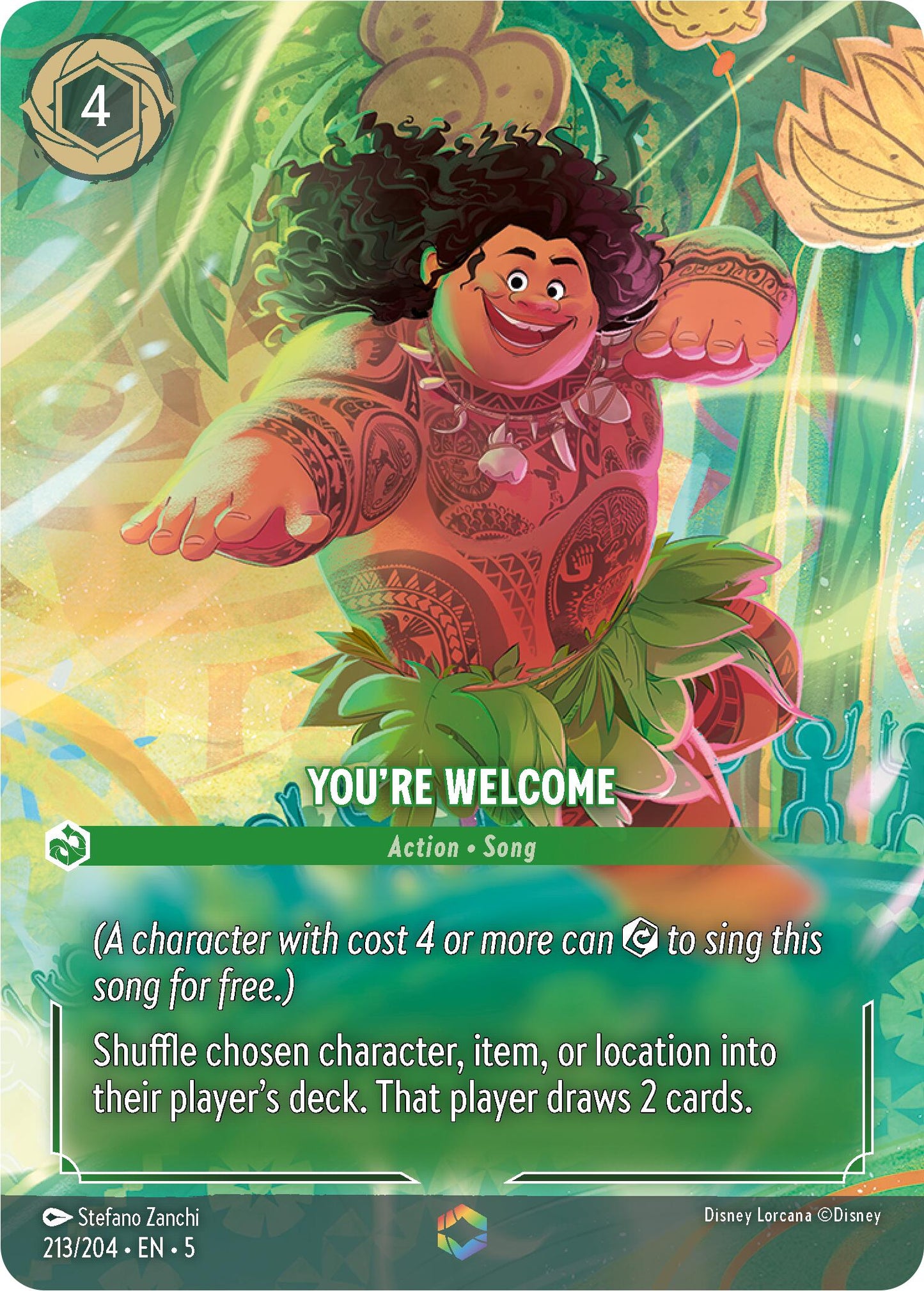 You're Welcome (Enchanted) (213/204) - Shimmering Skies Holofoil