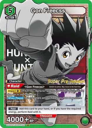 Gon Freecss (102) (UE02ST/HTR-1-102) - UE02ST HUNTER X HUNTER Super PreRelease Starter Deck Foil