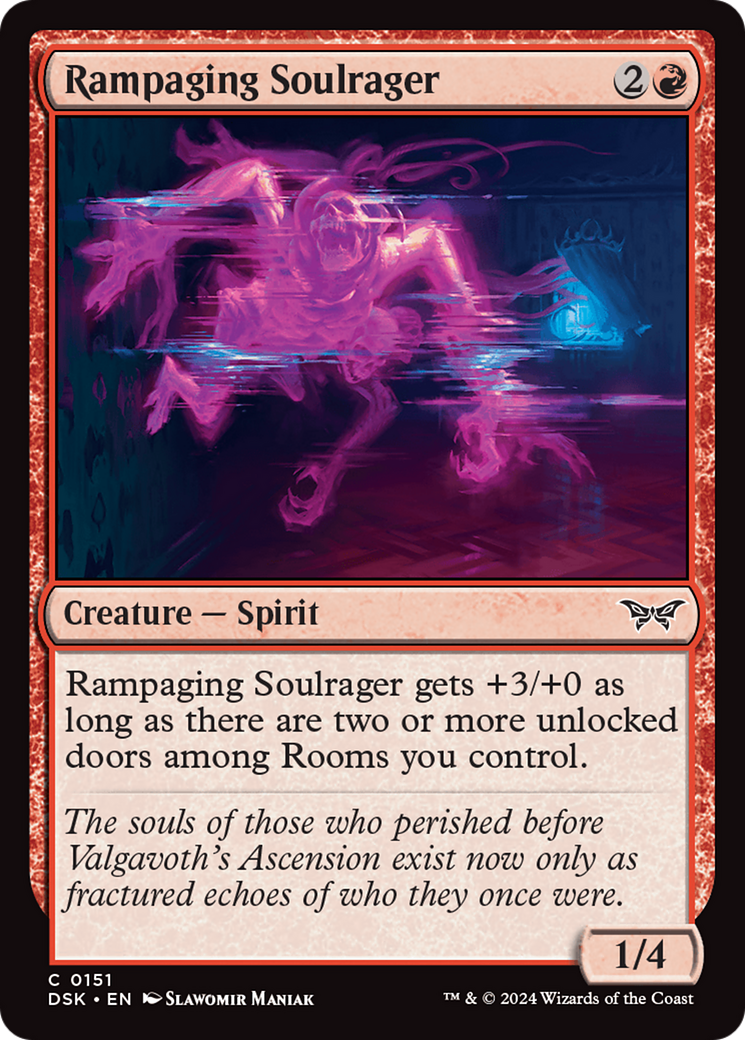 Rampaging Soulrager (DSK-151) - Duskmourn: House of Horror