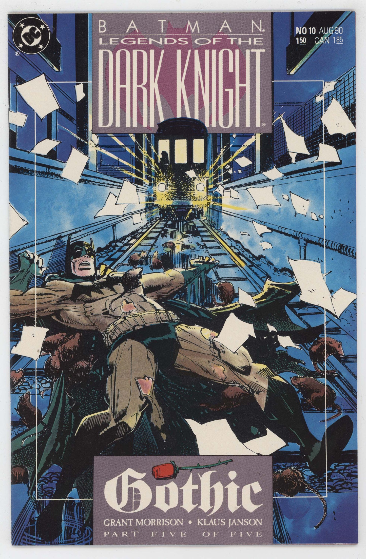 Batman Legends of the Dark Knight 10 DC 1990 NM Klaus Janson - Golden Apple Comics