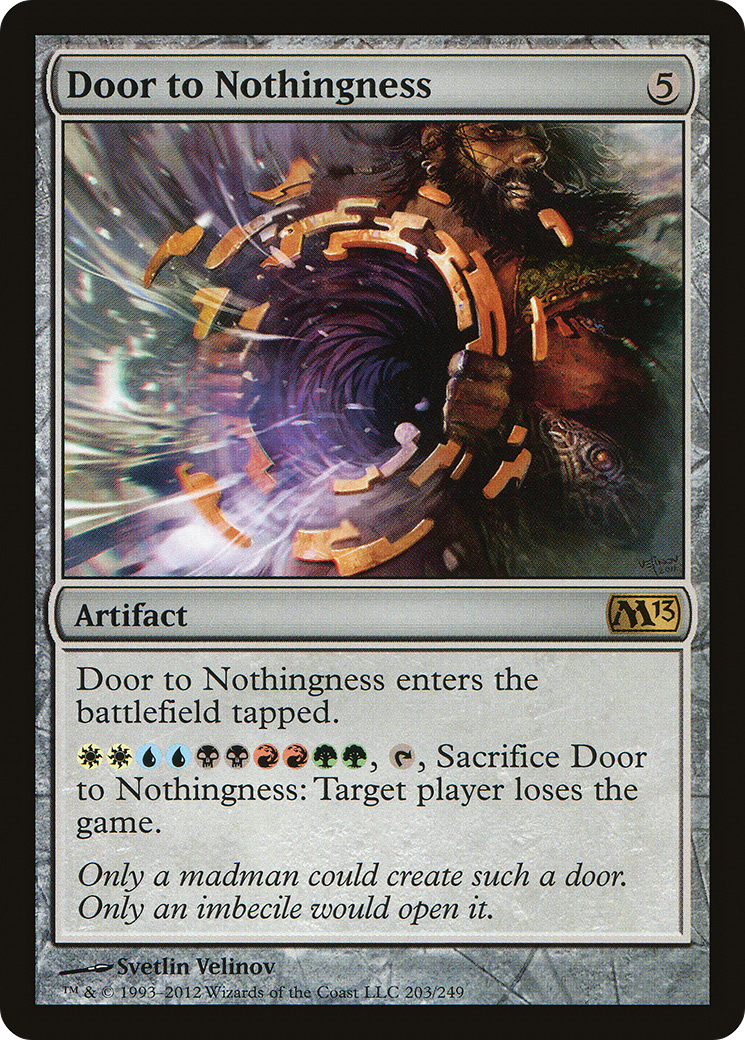 Door to Nothingness (M13-203) - Magic 2013