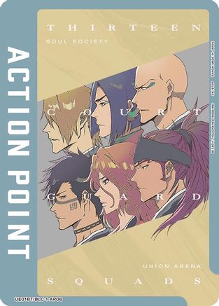 Action Point Card (AP06) (Thirteen Court Guard Squads) (UE01BT/BLC-1-AP06) - UE01BT BLEACH ThousandYear Blood War Foil