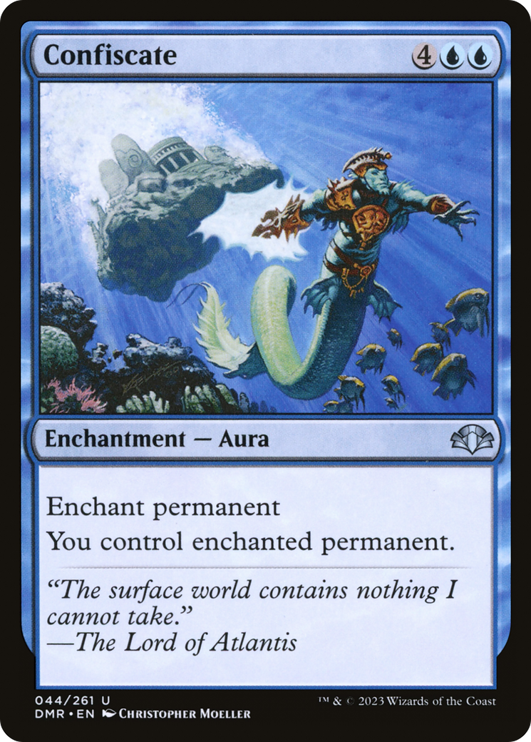 Confiscate (DMR-044) - Dominaria Remastered Foil