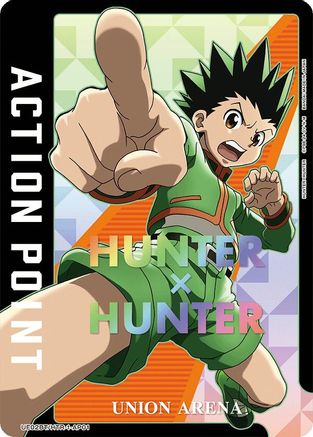 Action Point Card (AP01) (Gon Freecss) (UE02BT/HTR-1-AP01) - UE02BT HUNTER X HUNTER Foil
