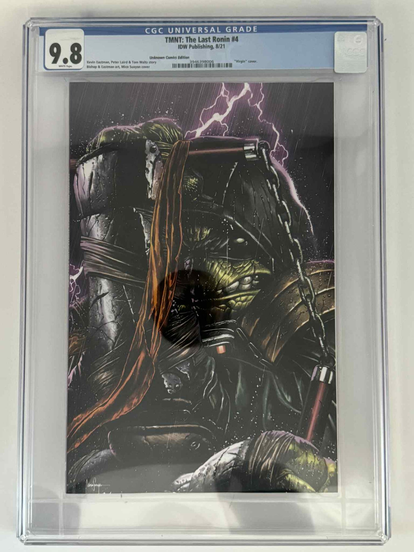 TMNT: The Last Ronin #4 CGC 9.8 Blue Label Suayan Exclusive Virgin Var