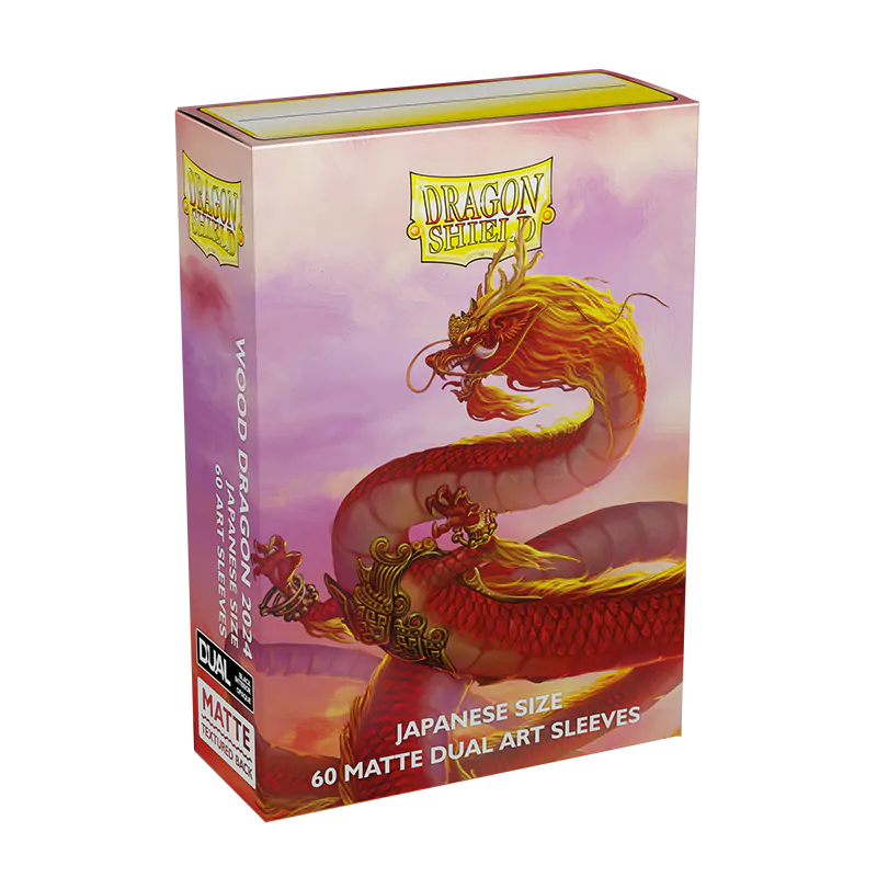 Dragon Shield: Japanese Size 60ct Sleeves - Year of the Dragon 2024 (Dual Matte)