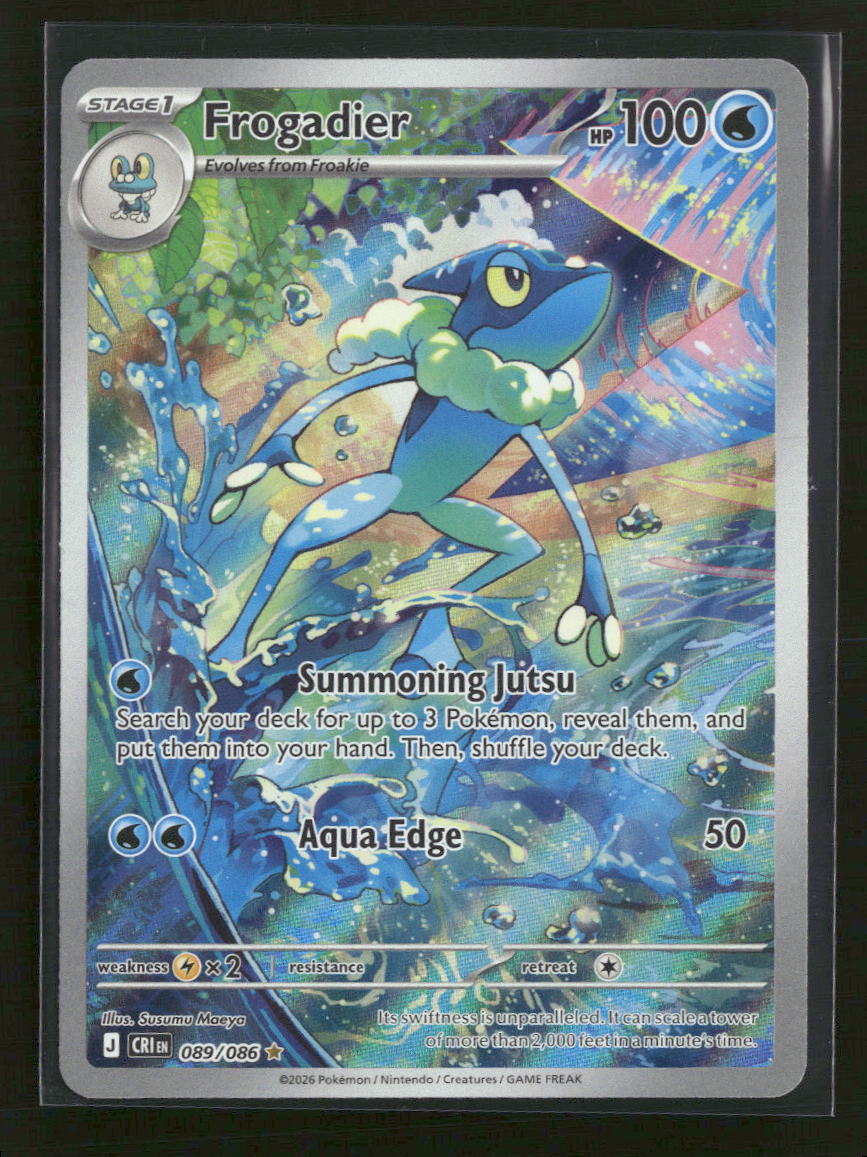 frogadier pokemon card ME04: Chaos Rising Frogadier #089/086