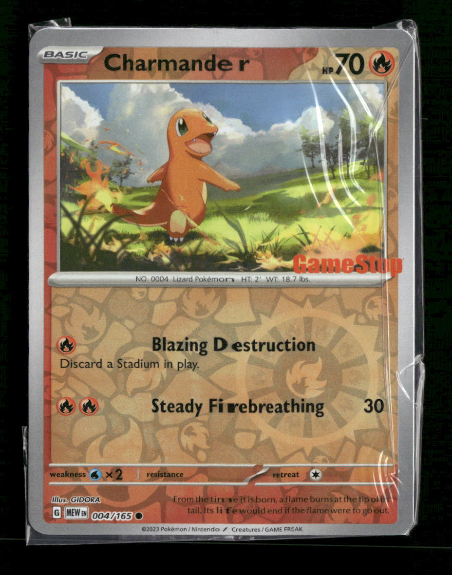 charmander pokemon go card Miscellaneous Cards & Products Charmander #004/165