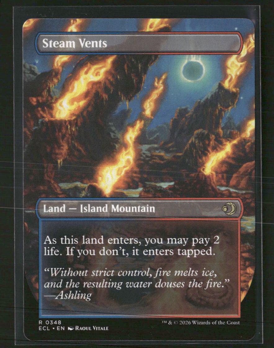 Lorwyn Eclipsed Steam Vents (Borderless) #348