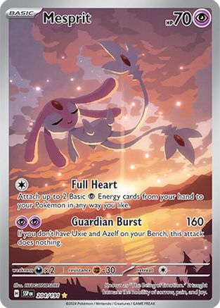Mesprit 204/191 - SV08 Surging Sparks Holofoil