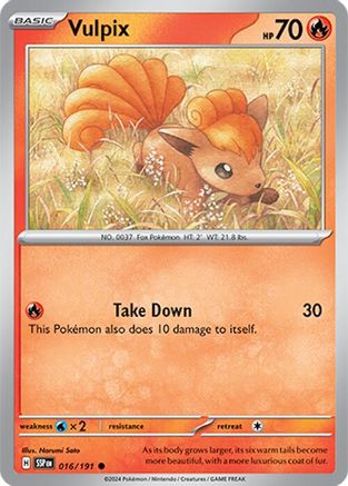 Vulpix 016/191 - SV08 Surging Sparks