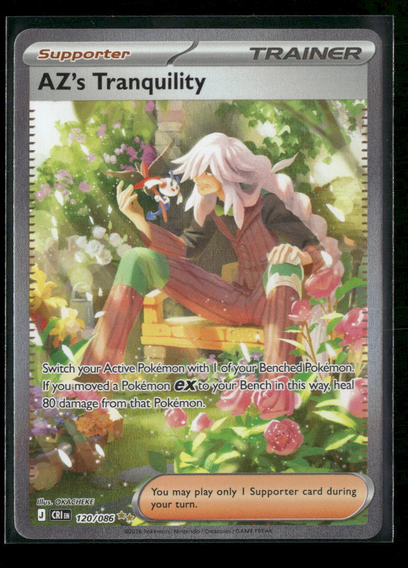 az pokemon card ME04: Chaos Rising AZ's Tranquility #120/086