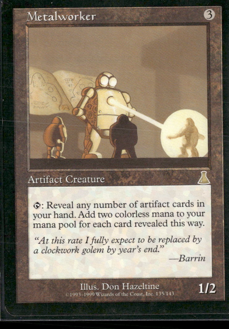 destiny mtg cards Urza's Destiny Metalworker #135