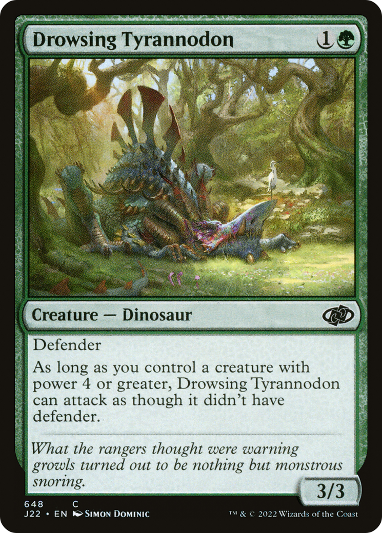Drowsing Tyrannodon (J22-648) - Jumpstart 2022