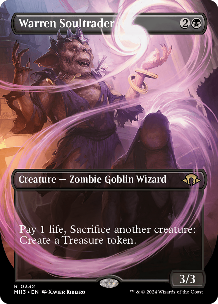 Warren Soultrader (Borderless) (MH3-332) - Modern Horizons 3 (Borderless)