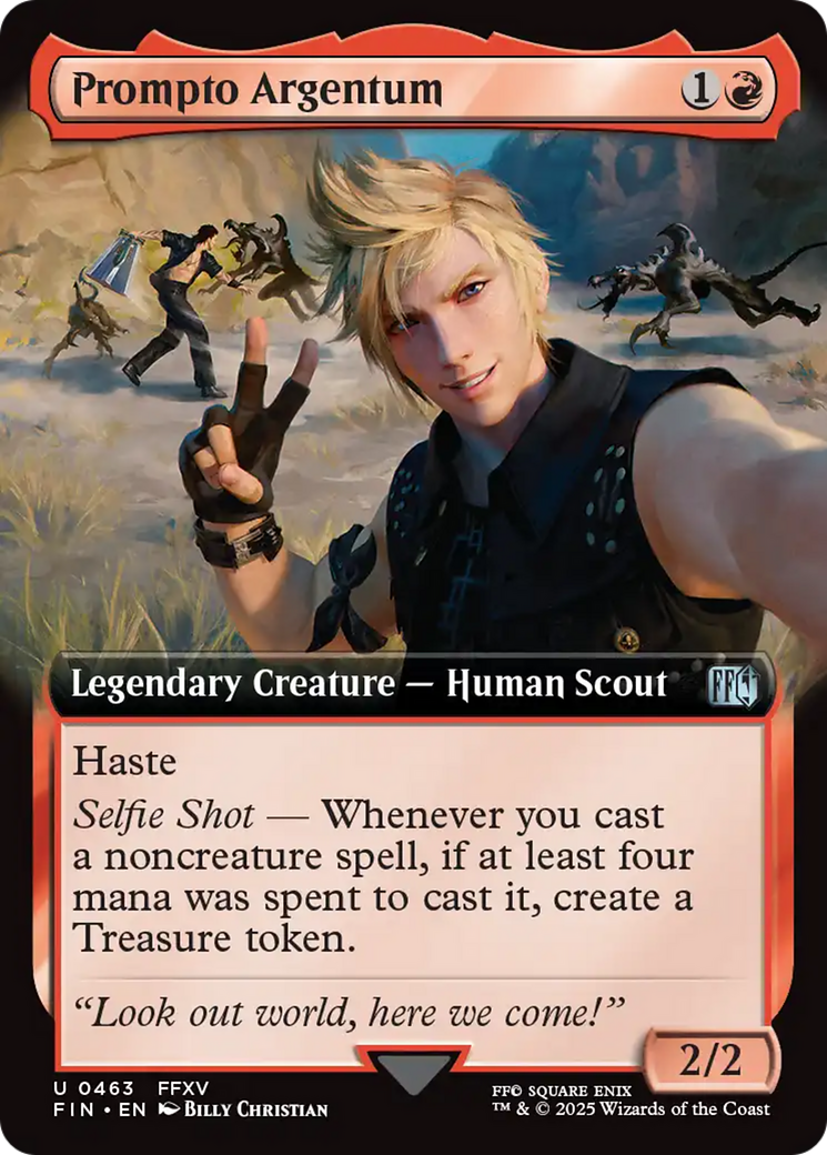 Prompto Argentum (FIN-463) - FINAL FANTASY: (Extended Art) Foil