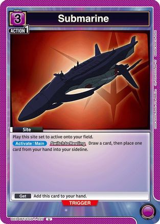 Submarine (UE04BT/CGH-1-027) - UE04BT CODE GEASS Lelouch of the Rebellion