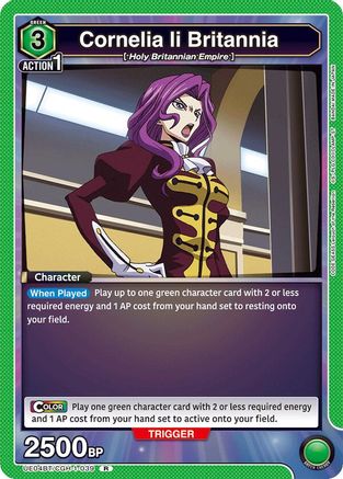 Cornelia li Britannia (039) (UE04BT/CGH-1-039) - UE04BT CODE GEASS Lelouch of the Rebellion Foil