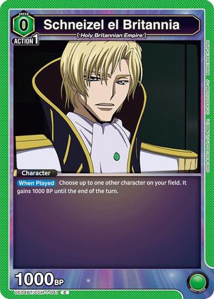 Schneizel el Britannia (UE04BT/CGH-1-041) - UE04BT CODE GEASS Lelouch of the Rebellion