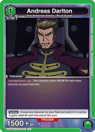 Andreas Darlton (UE04BT/CGH-1-053) - UE04BT CODE GEASS Lelouch of the Rebellion